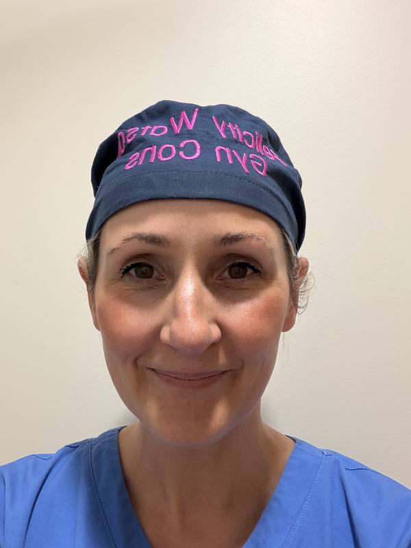 Dr Felicity Watson in theatre